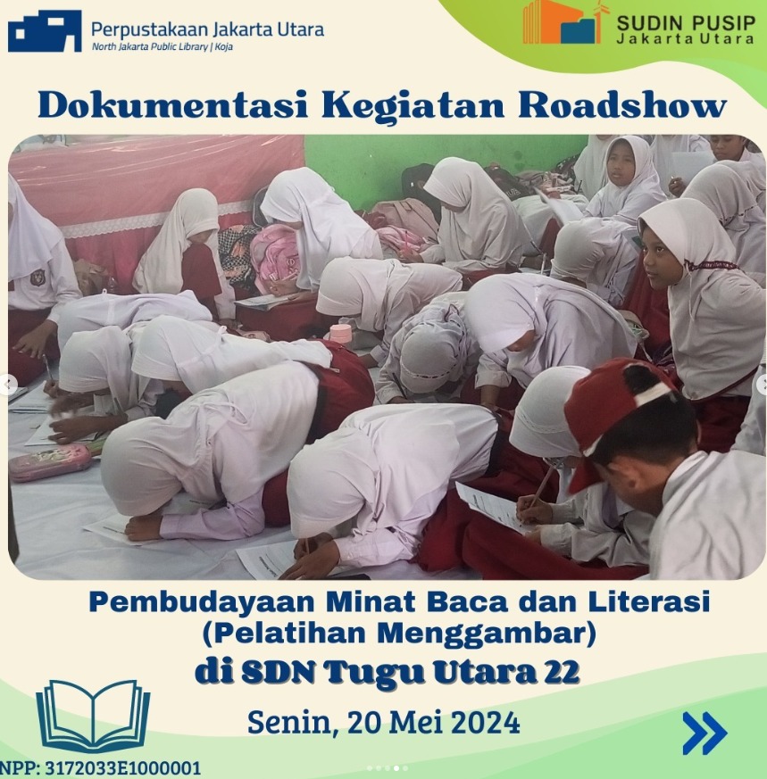 Roadshow Workshop Membaca Bersama Suku Dinas Perpustakaan Dan Kearsipan Kota Administrasi Jakarta Utara
